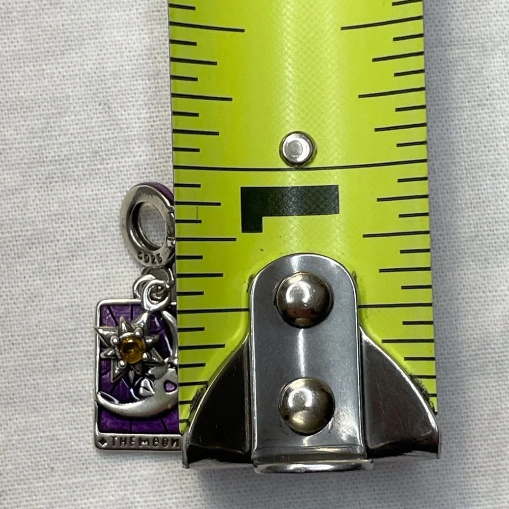 Bracelet Charm Tarot Card The Moon Sterling Silver